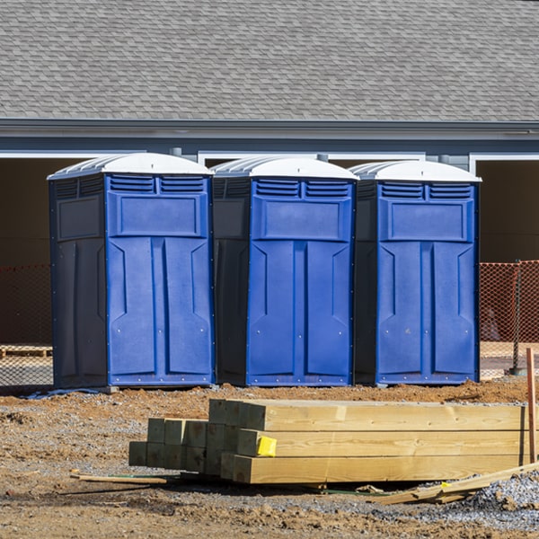 do you offer hand sanitizer dispensers inside the porta potties in Bellevue